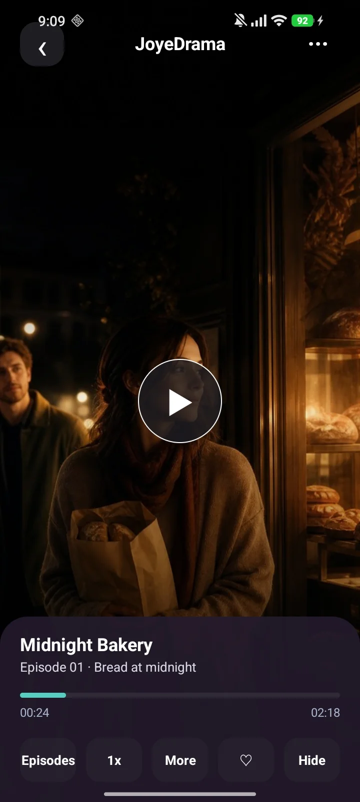 JoyeDrama a moment on screen interface preview